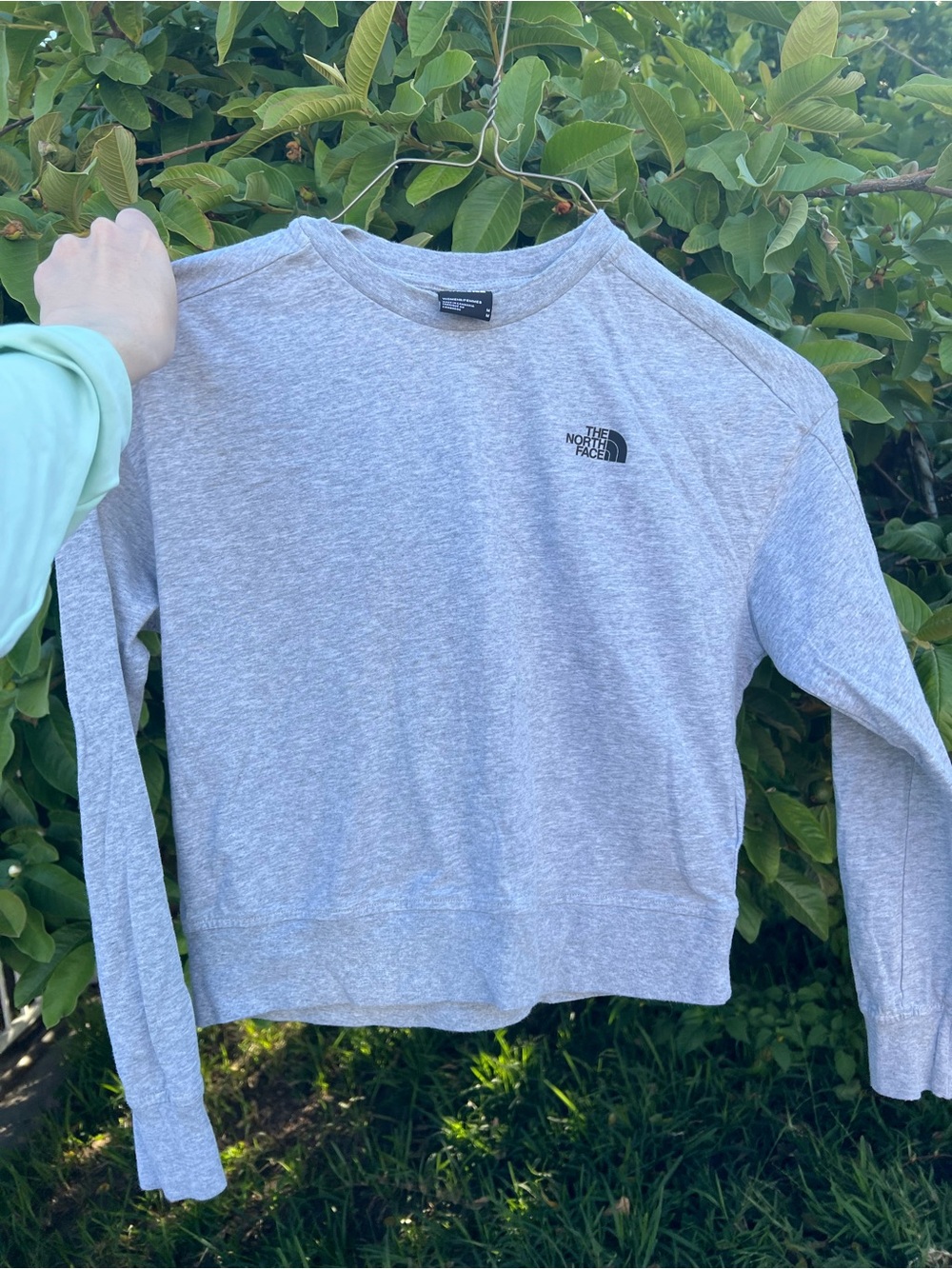 The North Face Light Grey Crewneck Sweatshirt